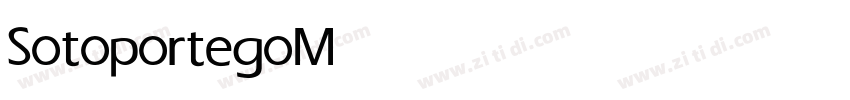 Sotoportego Medium字体转换